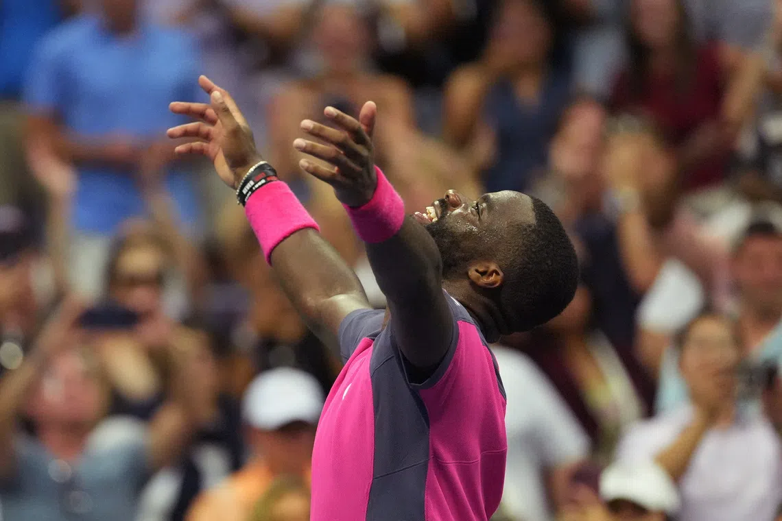 Tiafoe storms back from brink to reach US Open semifinals