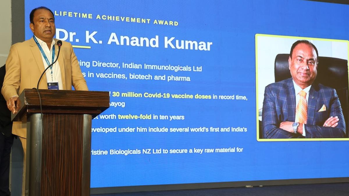 Indian Immunologicals MD receives FABA Lifetime Achievement Award