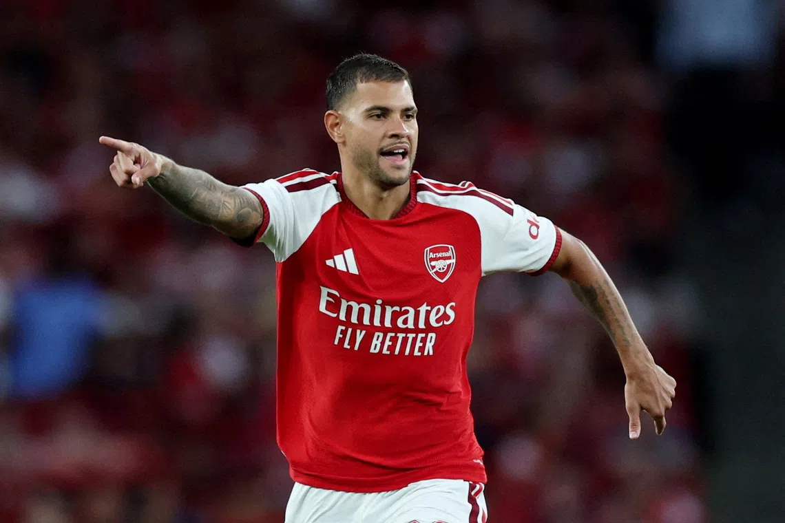 Guimaraes doubtful for Arsenal's Premier League title defence opener