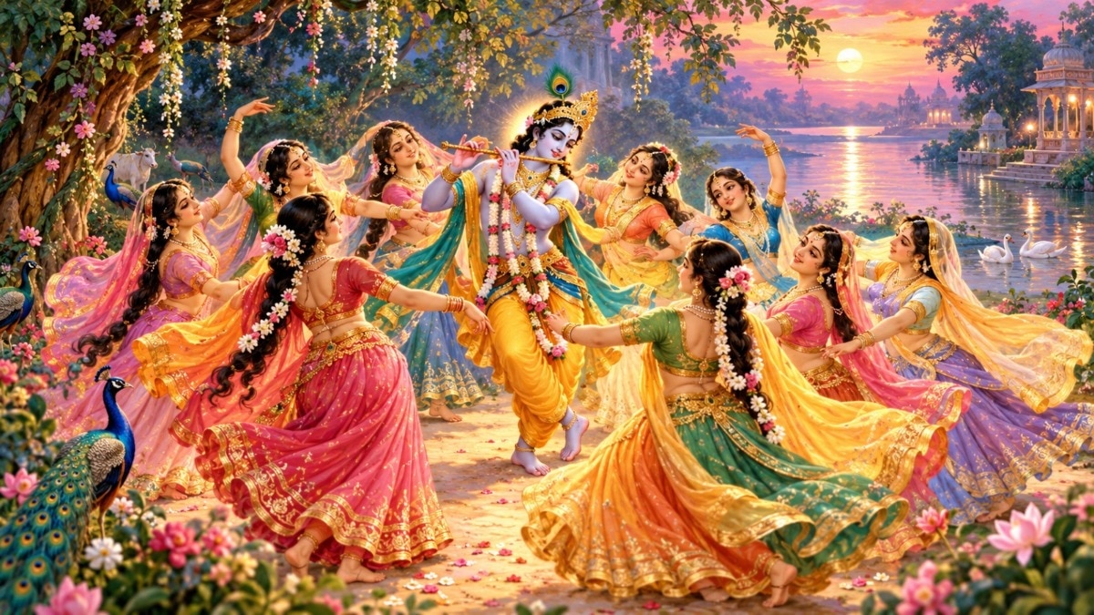 Krishna's Challenge to Cupid: The Legend of Sharad Purnima
