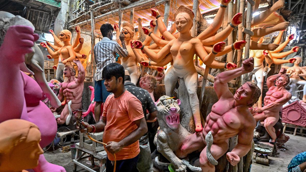 Kumartuli sculptors grapple with clay shortage, rising costs ahead of festivals
