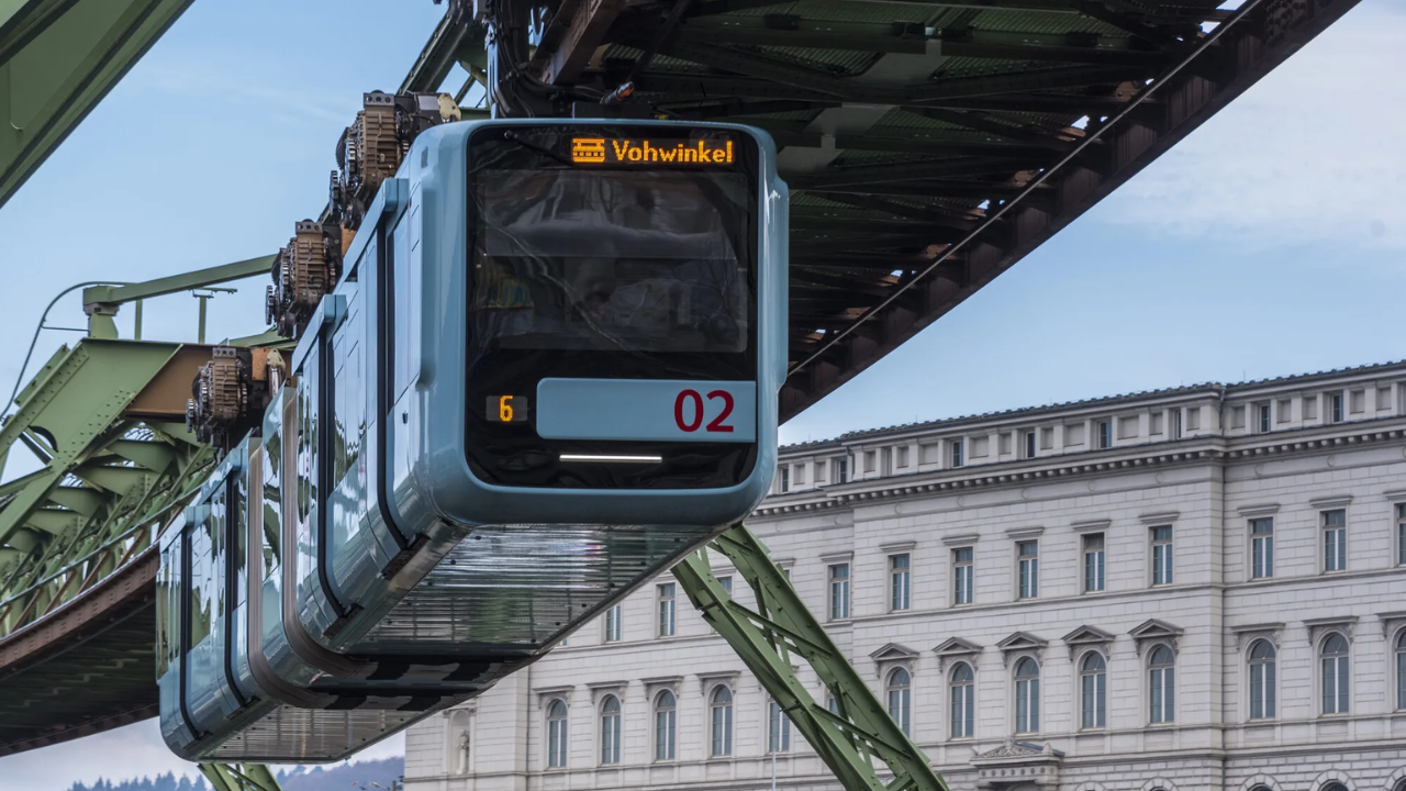 German 'Flying Train' From 1901 Still Ferries 80,000 Daily