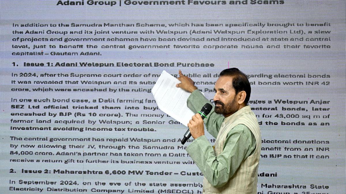 Congress questions Samudra Manthan scheme design, raises Adani concerns