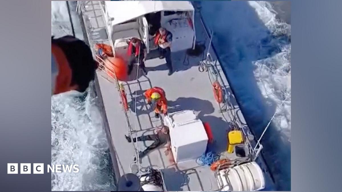 Ukraine leader condemns Russian attack on grain ship in Black Sea
