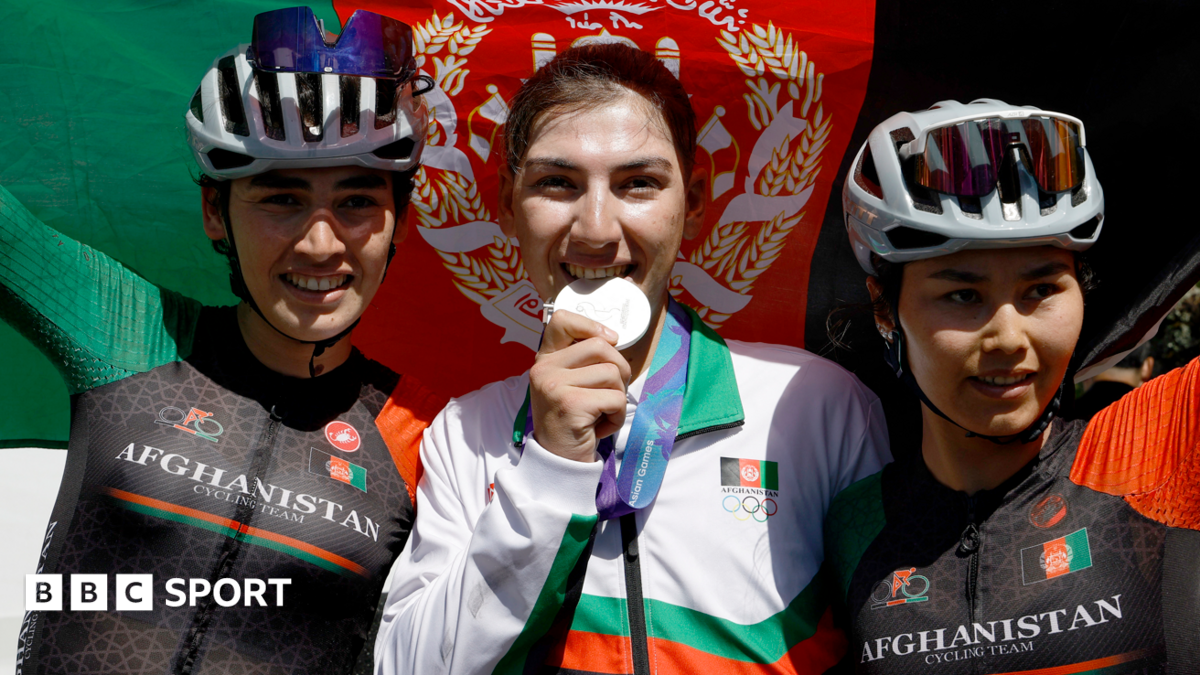 Afghan cyclist Hashimi claims silver medal at Asian Games
