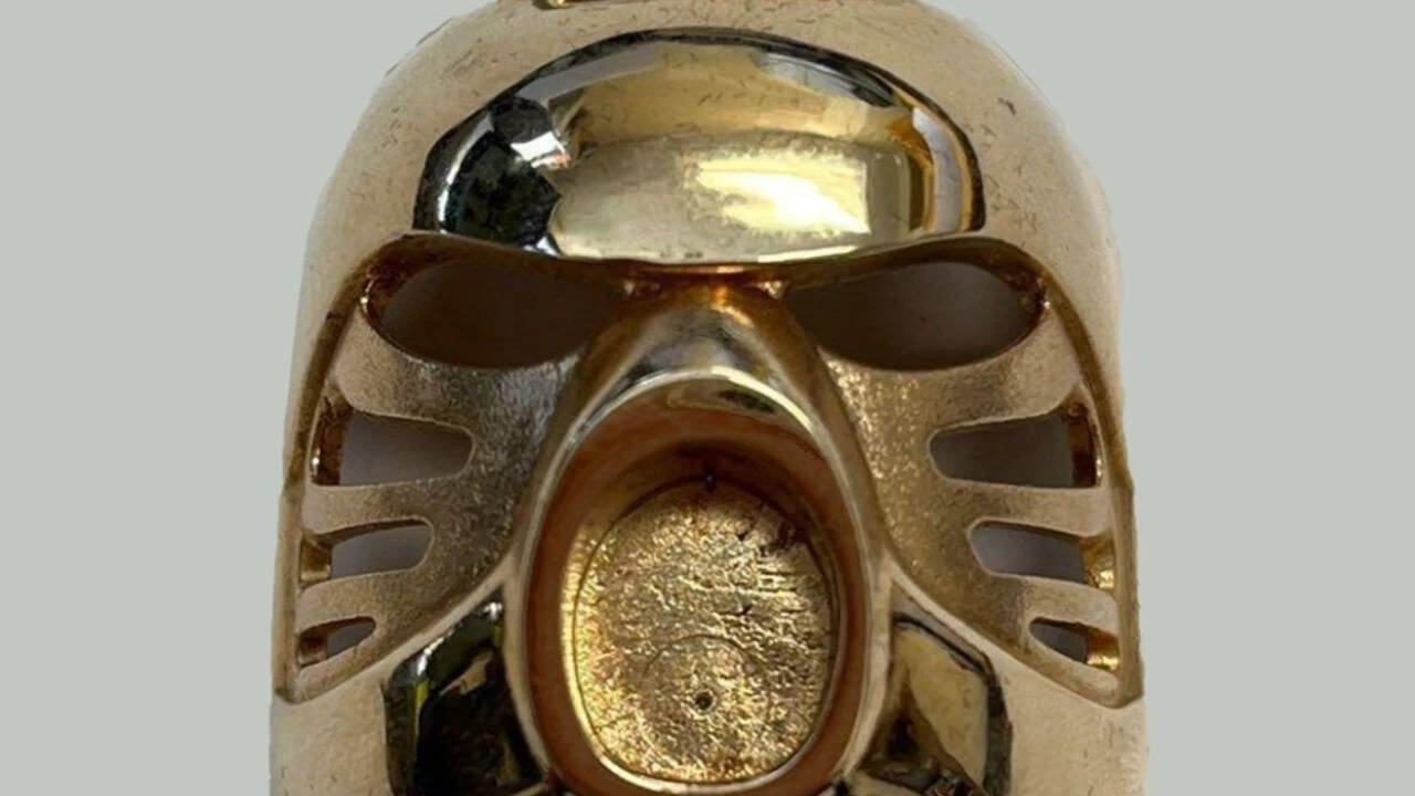 Rare gold LEGO mask bought for $14.95 sells for over $18,000