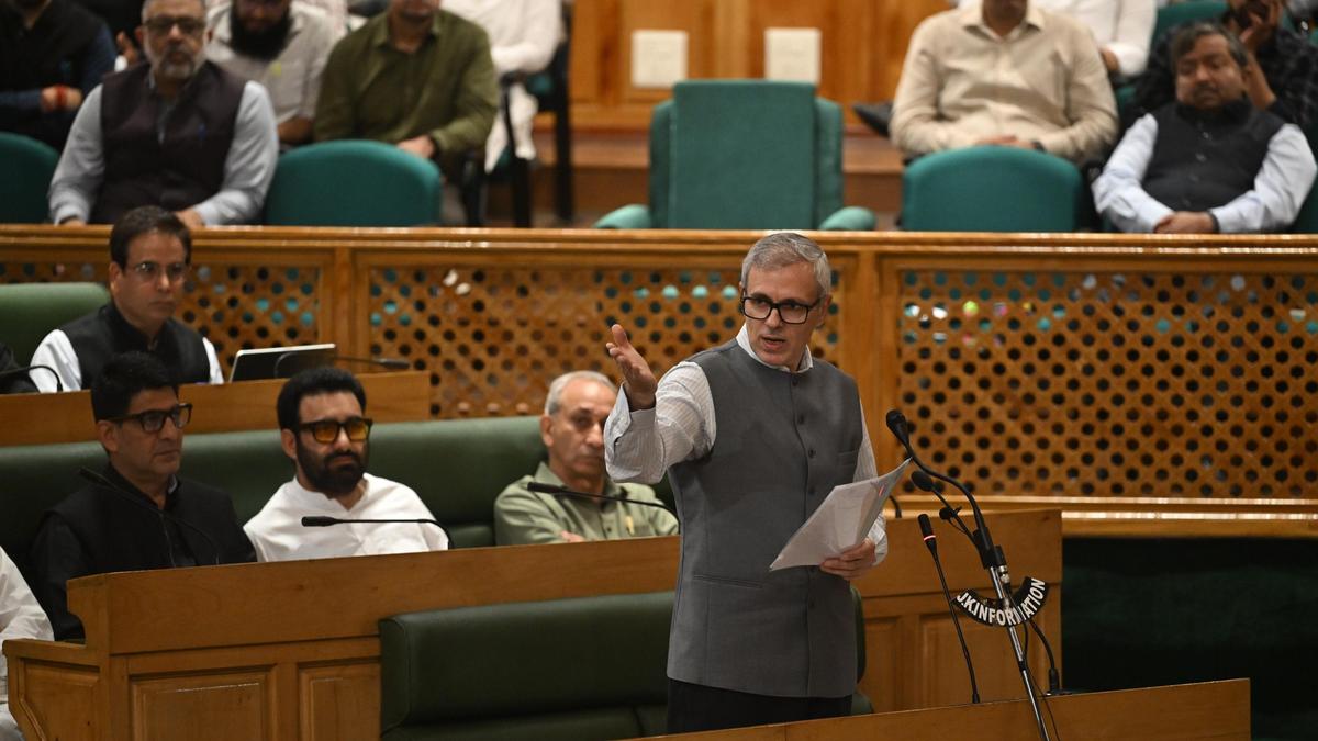 J&K assembly to debate statehood resolution amid amendment push
