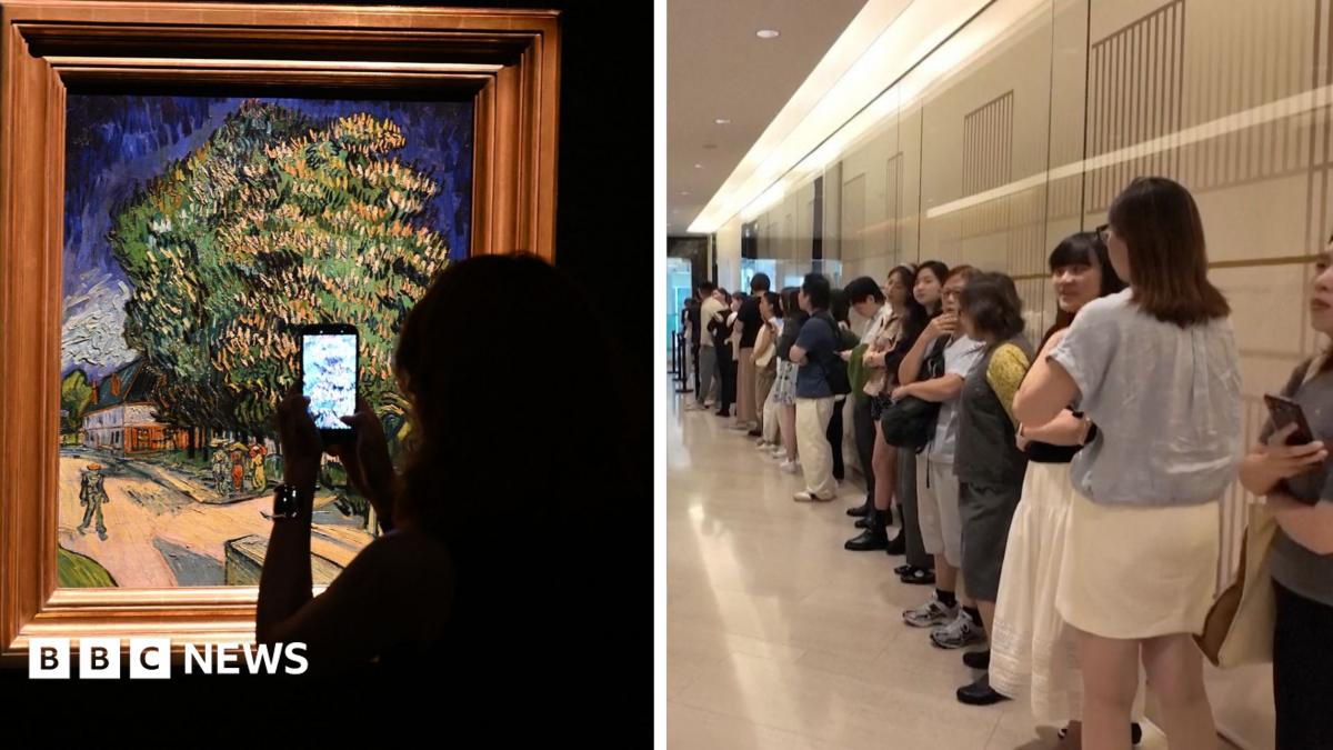 Hong Kong crowds flock to view Van Gogh masterpiece ahead of auction