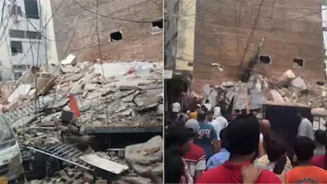 One rescued as building collapse traps multiple in Delhi