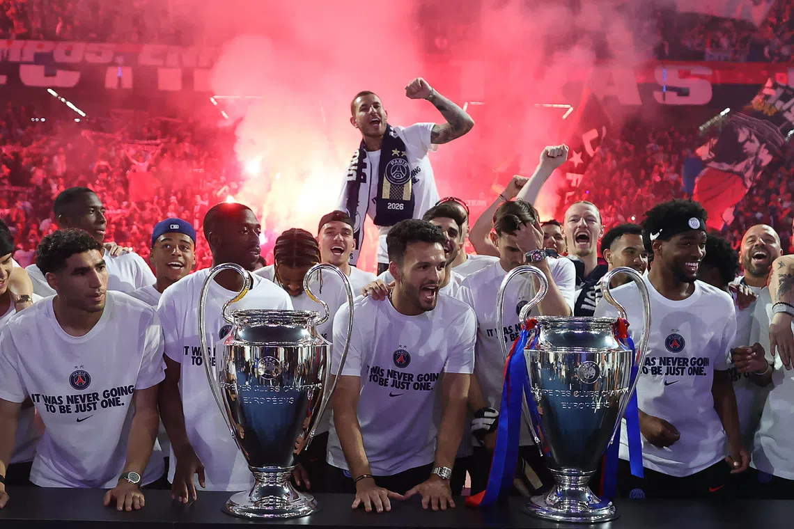 PSG drawn with Barcelona, Man City in Champions League league phase