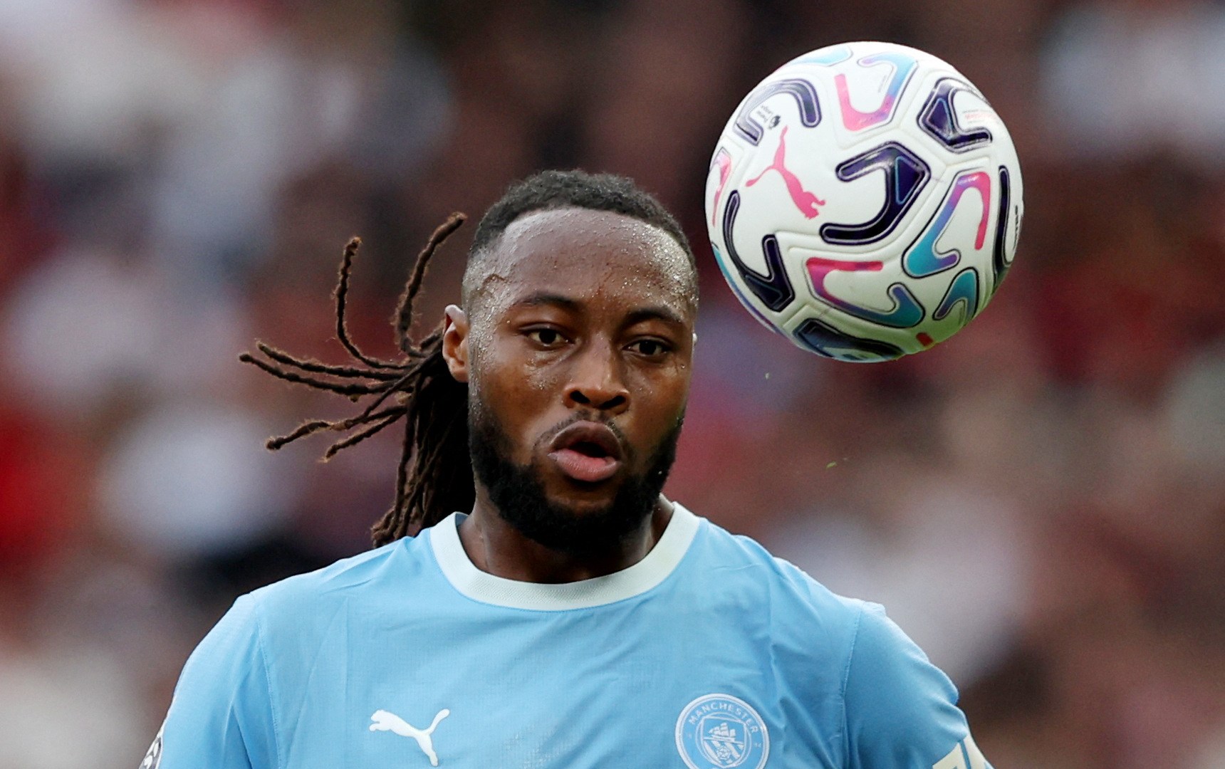 Manchester City's Semenyo sidelined for up to eight weeks with knee injury