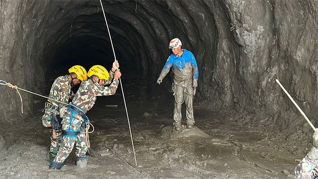Nepal hydropower plant workers may still be alive, officials say