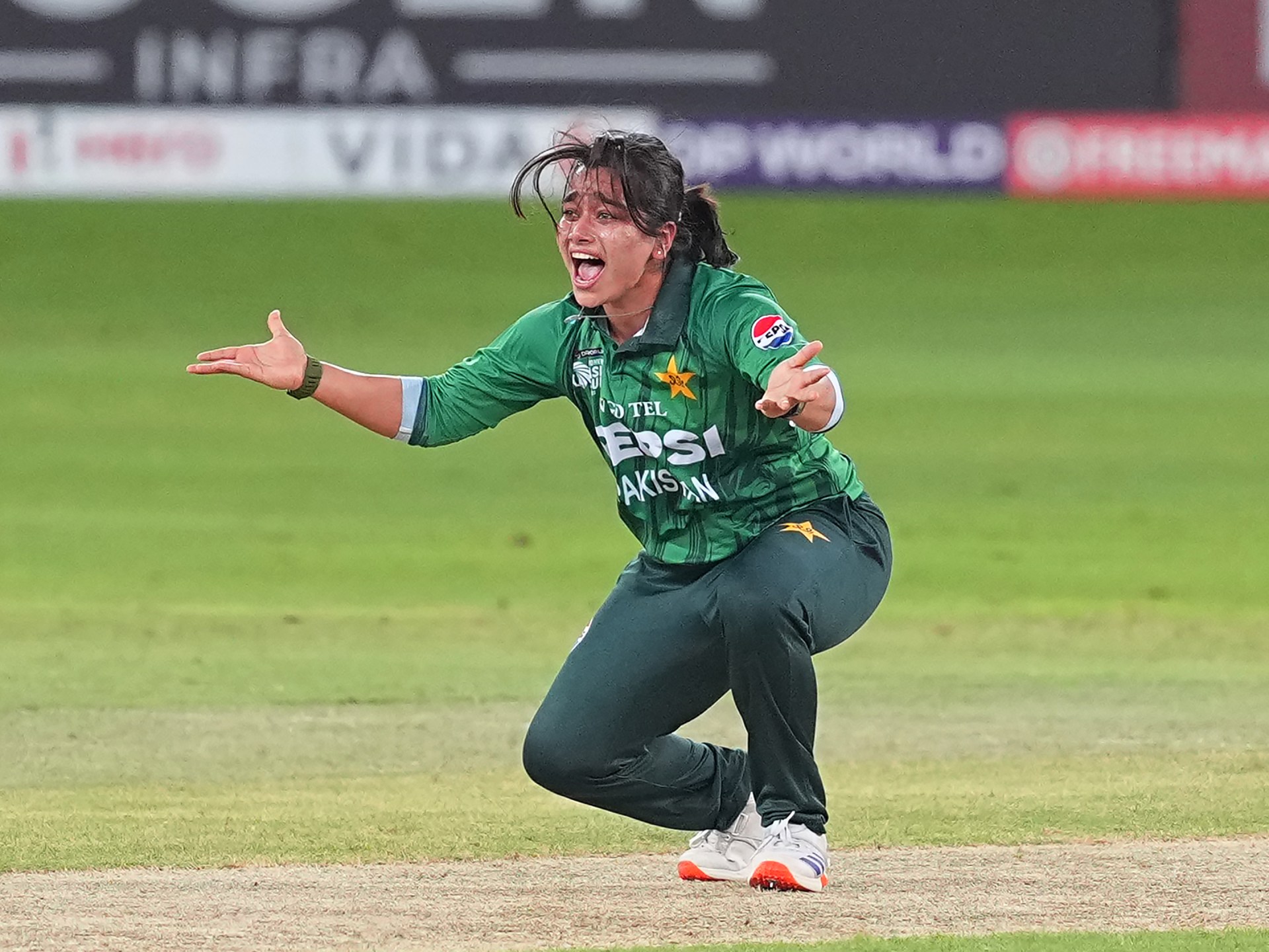 Pakistan captain Fatima Sana fined for on-field gesture during Asia Cup