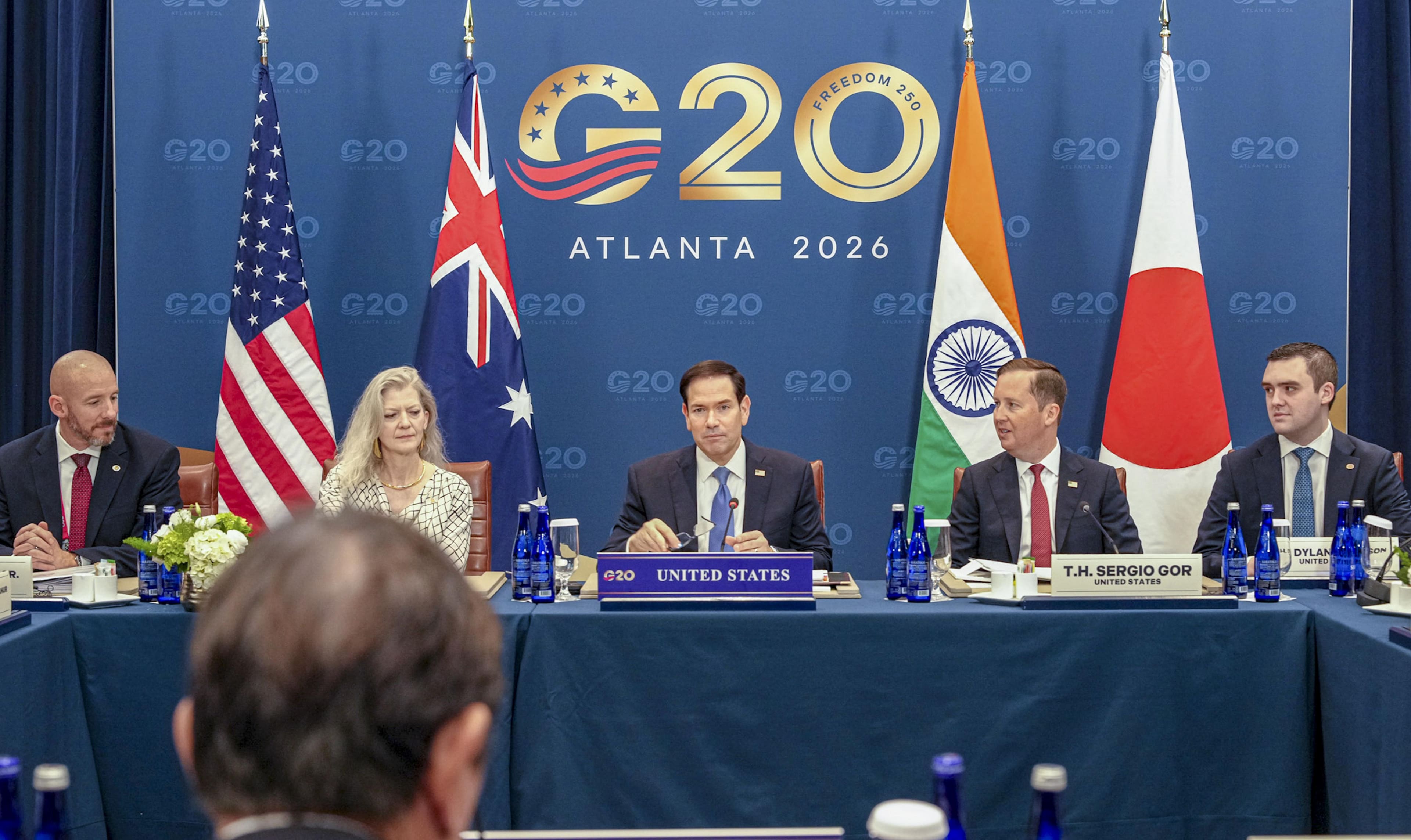 Rubio convenes Quad foreign ministers as G20 summit concludes in Atlanta