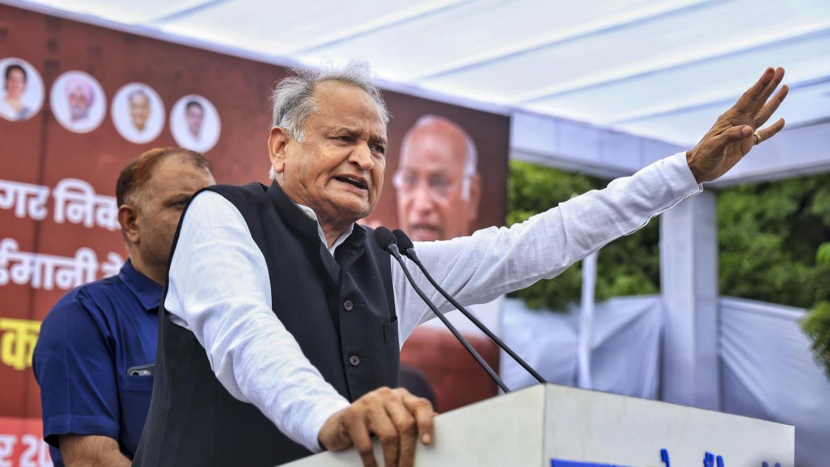 BJP deflecting scrutiny of Election Commission, alleges Gehlot