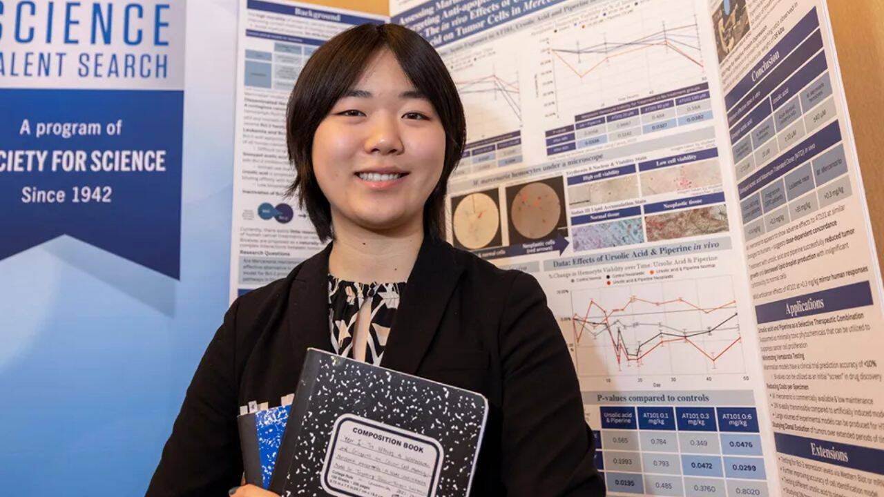 Texas teen wins $150,000 for cancer drug research using clams