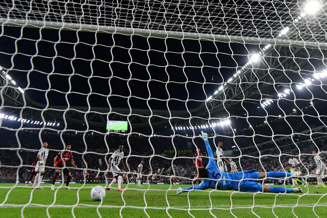 Gatti's late strike earns Juventus draw against Milan