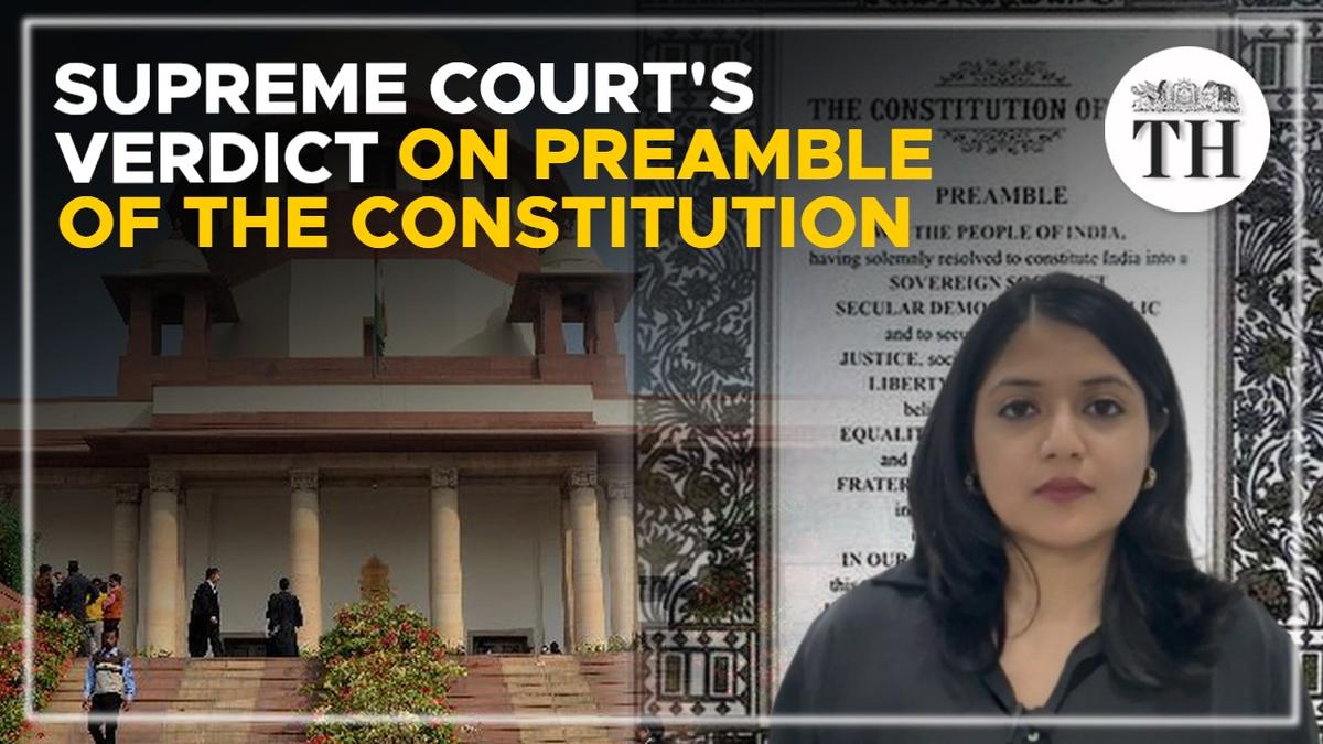 Supreme Court upholds 'socialist' and 'secular' in Constitution Preamble