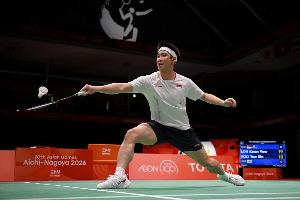 Loh Kean Yew makes historic Asian Games badminton final
