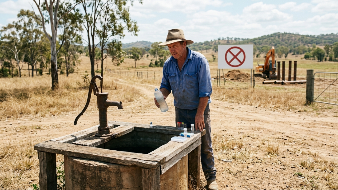 Australian farmer raises concerns over massive water extraction project
