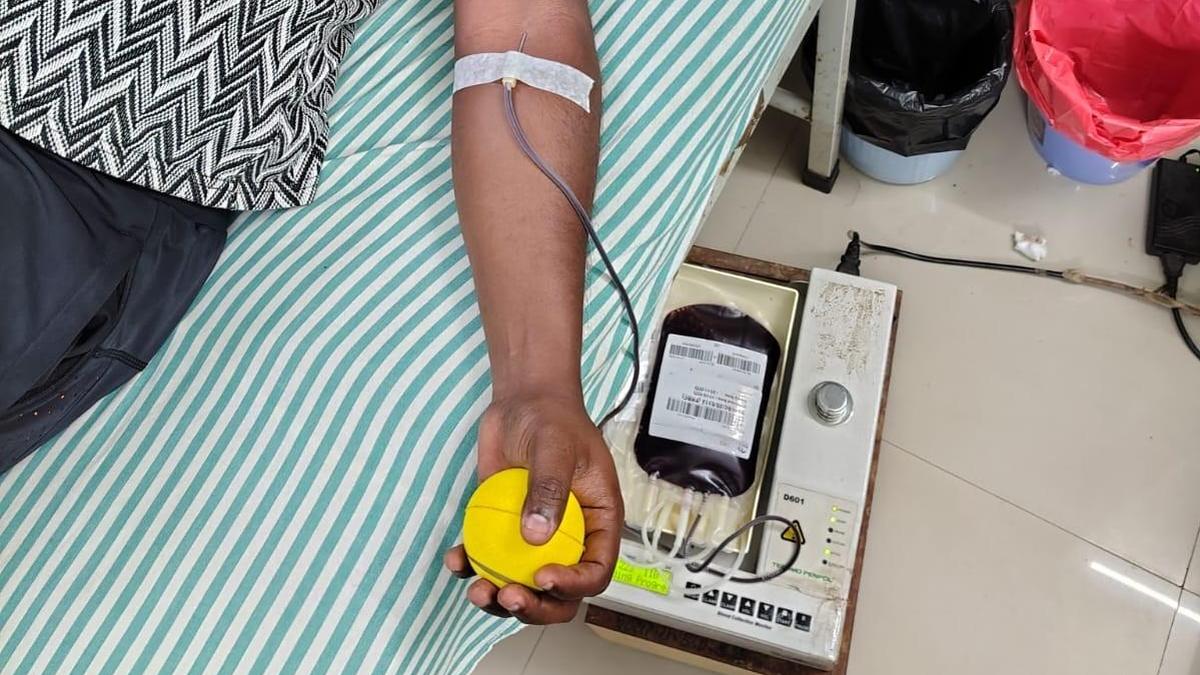 Man travels 300km to save child's life with rare blood donation