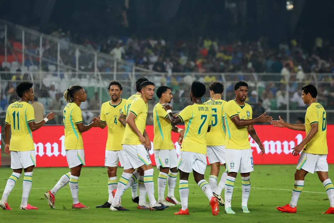 Brazil cruise past India 4-0 in Kolkata friendly