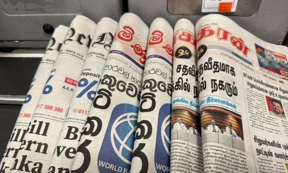 SriLankan Airlines rolls out Lake House newspapers for Business Class passengers