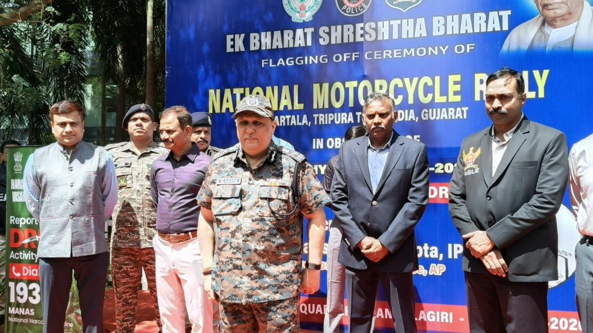 Top cop launches motorcycle rally to combat inter-State drug trafficking