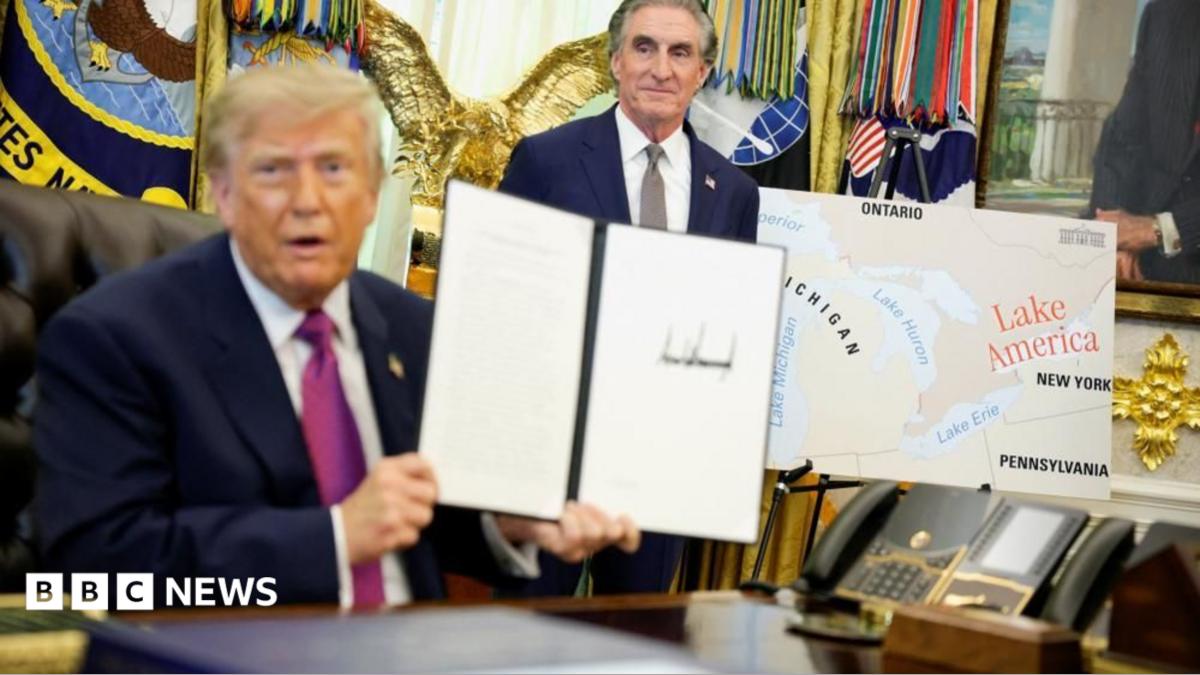 Trump Orders Rename of Lake Ontario to Lake America Amid Trade Tensions
