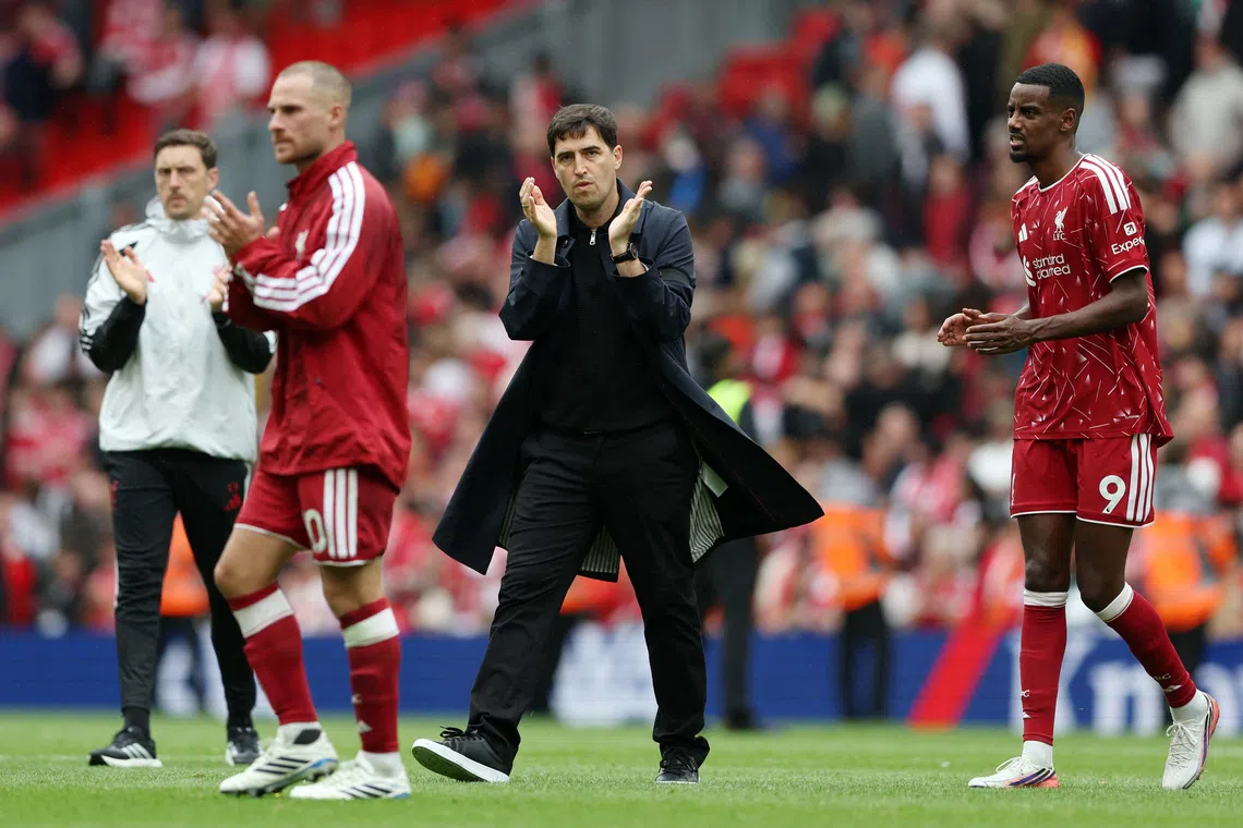 Liverpool's Iraola upbeat despite winless league start