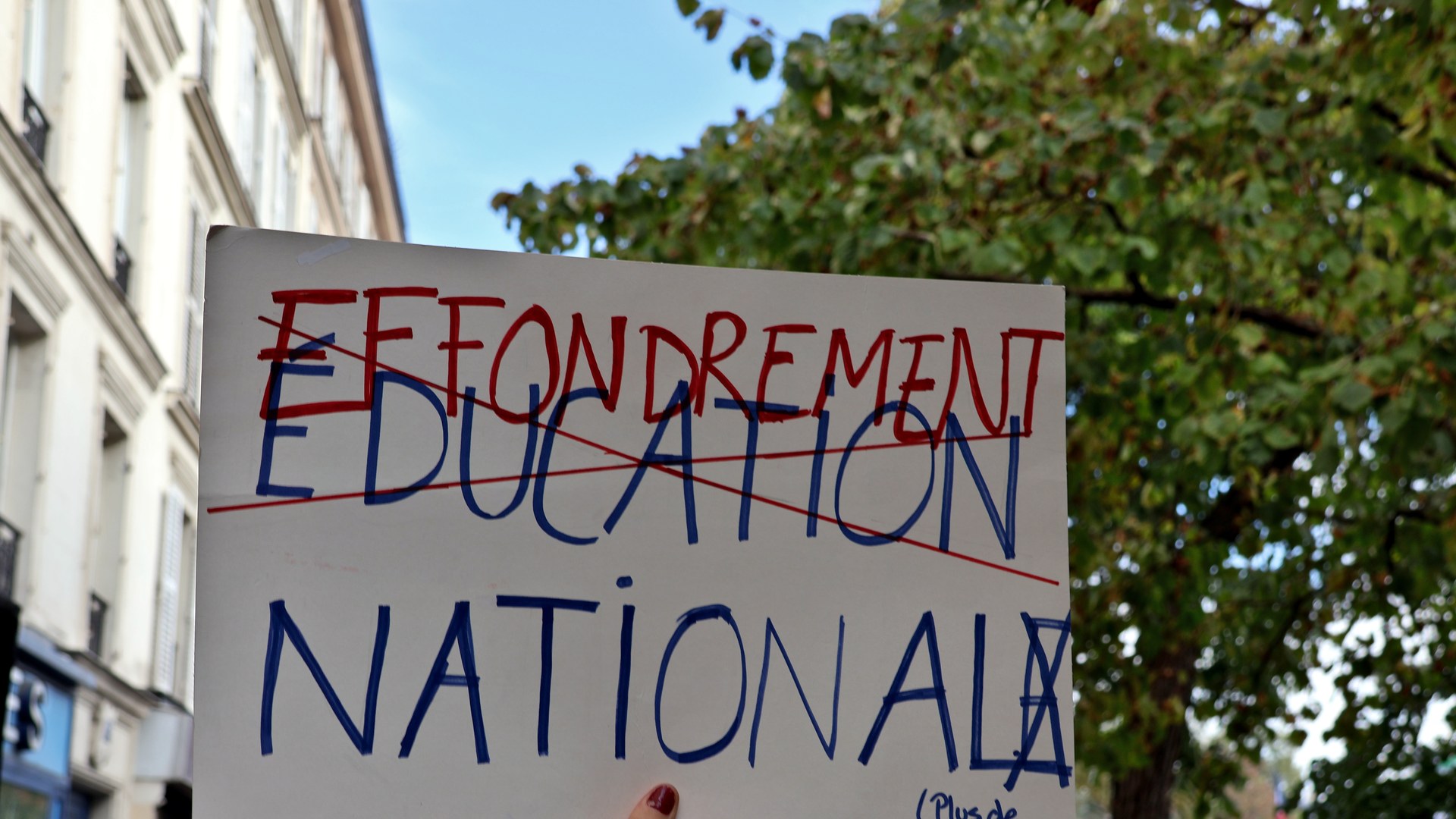 Half a million French protesters rally over schools, fuel and living costs