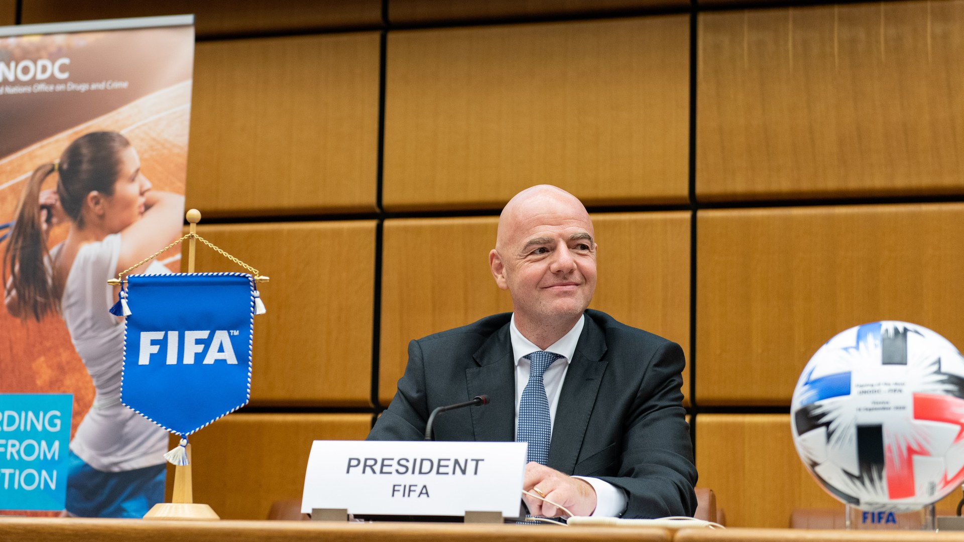 Infantino takes FIFA re-election bid to Asia with Japan visit